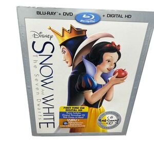 Disney‎ Snow White and the Seven Dwarfs Blu-ray DVD Digital HD Movie